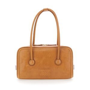 Margesherwood Women Shoulder Bag 'Soft Boston Small' In Brown Leather